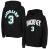 MITCHELL & NESS YOUTH MITCHELL & NESS SHAREEF ABDUR-RAHIM BLACK VANCOUVER GRIZZLIES HARDWOOD CLASSICS NAME & NUMBER 