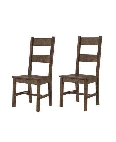 Coaster Home Furnishings Bellino Dining Side Chairs Rustic (set Of 2) In Rust Coppe
