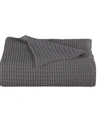 White Sand Pebble Beach Honeycomb Coverlet, Full/queen In Stone