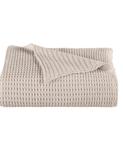 White Sand Pebble Beach Honeycomb Coverlet, Full/queen In Sand