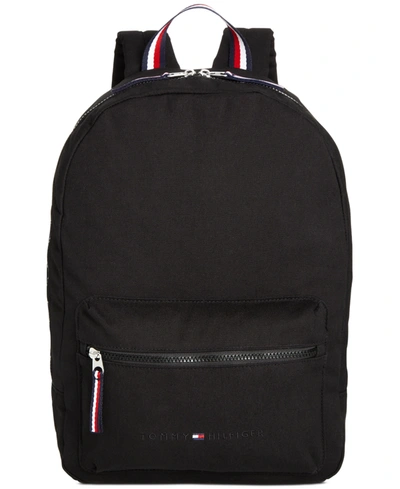 Tommy Hilfiger Men's Jackson Canvas Backpack In Black