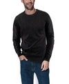X-ray X Ray Cable Knit Mixed Texture Sweater In Black