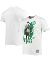 MITCHELL & NESS MEN'S PAUL PIERCE WHITE BOSTON CELTICS SUITE SENSATIONS PLAYER T-SHIRT