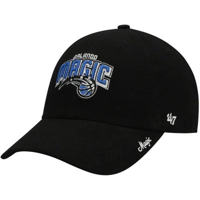 47 ' Black Orlando Magic Miata Clean Up Logo Adjustable Hat