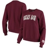 Colosseum Women's  Maroon Texas A&m Aggies Campanile Pullover Sweatshirt In Maroon