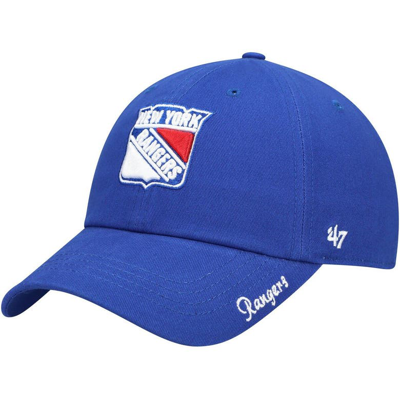 47 ' Blue New York Rangers Team Miata Clean Up Adjustable Hat