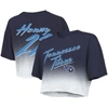 Majestic Women's  Threads Derrick Henry Navy, White Tennessee Titans Drip-dye Player Name And Number In Navy