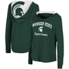 COLOSSEUM COLOSSEUM GREEN MICHIGAN STATE SPARTANS CATALINA HOODIE LONG SLEEVE T-SHIRT