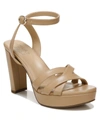 Naturalizer Mallory Ankle Strap Sandals In Birchwood Leather