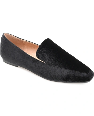 Journee Collection Tru Comfort Foam Silas Velvet Loafer In Black