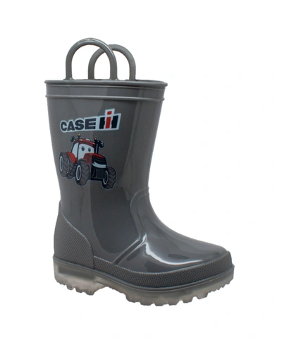 Case Ih Toddler Boys And Girls Boot With Light-up Outsole In Gray