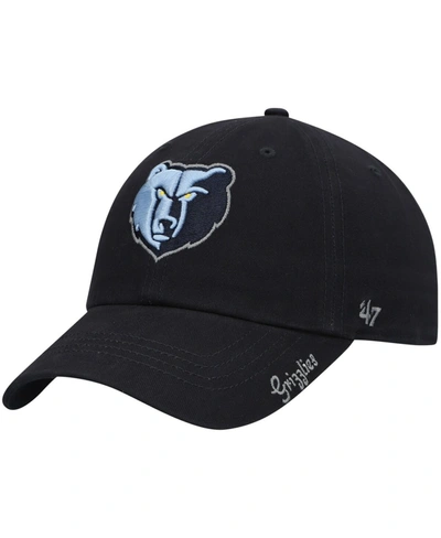 47 Brand Women's Navy Memphis Grizzlies Miata Clean Up Logo Adjustable Hat