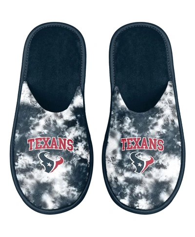Foco Women's Houston Texans Iconic Logo Scuff Slippers In Navy