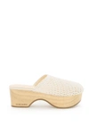 Magda Butrym Crochet Closed Clog In Mixed Colours