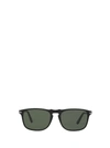 Persol Rectangle Frame Sunglasses In Black