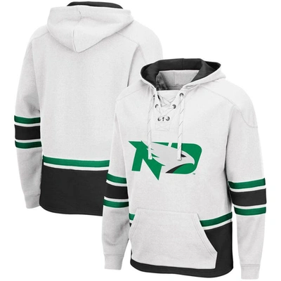 COLOSSEUM COLOSSEUM WHITE NORTH DAKOTA LACE UP 3.0 PULLOVER HOODIE