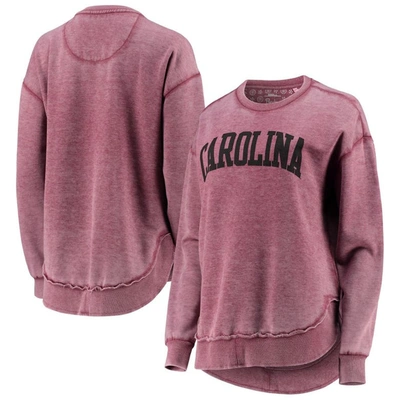 Pressbox Garnet South Carolina Gamecocks Vintage Wash Pullover Sweatshirt