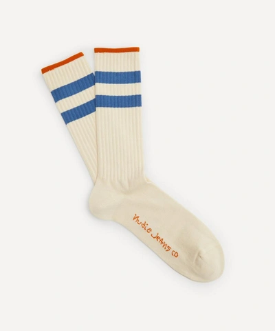 Nudie Jeans Amundsson Sport Socks In White