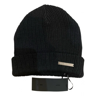 Pre-owned Heliot Emil Hat In Black