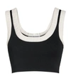 ALEXANDER WANG CROPPED BRA TOP