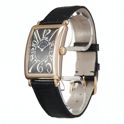Pre-owned Franck Muller Yellow Gold Watch In Black