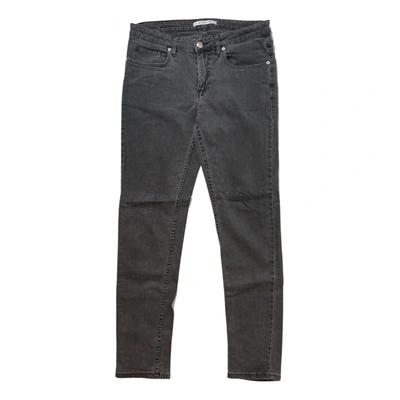 Pre-owned Won Hundred Slim Jean In Anthracite