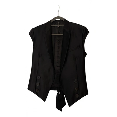 Pre-owned Dior Wool Vest In Black