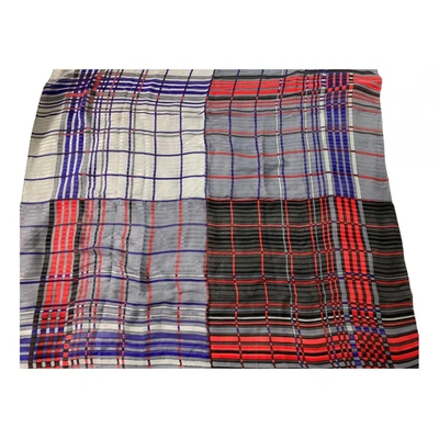 Pre-owned Pierre Cardin Silk Handkerchief In Multicolour