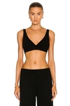 Lisa Yang Capucine Cashmere Bralette Ink In Black