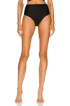 Matteau The High Waist Bikini Briefs In Black