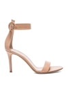 GIANVITO ROSSI LEATHER PORTOFINO HEELS,GIAN-WZ74