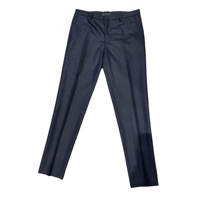 Pre-owned Harmony Trousers In Blue