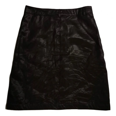 Pre-owned Calvin Klein Mini Skirt In Anthracite
