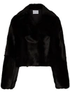 Stand Studio Janet Faux-fur Jacket In Black