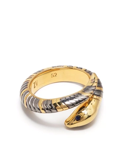 Zadig & Voltaire Snake-wrap Ring In Gold