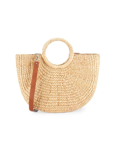 Sea & Grass Women's Large Camryn Seagrass Satchel In Tan