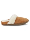 Sorel Nakiska Ii Faux Shearling Lined Slide Slipper In Camel Brown