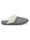 Sorel Nakiska Ii Faux Shearling Lined Slide Slipper In Quarry