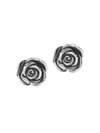 Emanuele Bicocchi Silver Rose Single Stud Earring In Silver