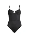 Solid & Striped Solid And Striped Black The Veronica One-piece Swimsuit