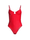 SOLID & STRIPED WOMEN'S VERONICA NOTCH ONE-PIECE SWIMSUIT
