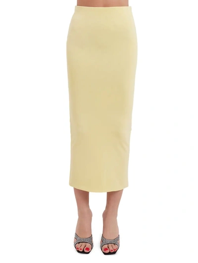 Andamane Gisele Tube Skirt In Pale Yellow