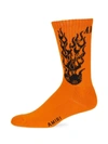 AMIRI MEN'S FLAMES CALF SOCKS