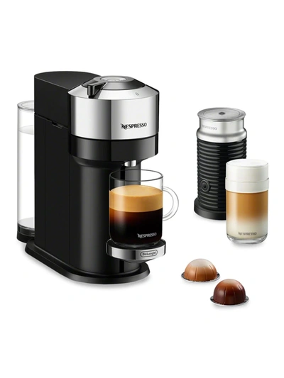 Nespresso Vertuo Next Deluxe Coffee And Espresso Maker By Breville With Aeroccino Milk Frother In Silver