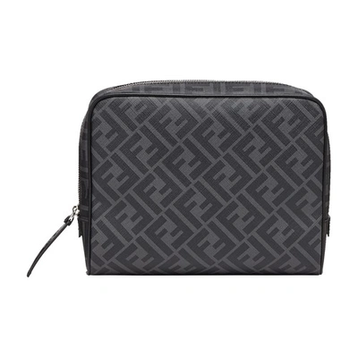 Fendi Toiletry Bag In Gris