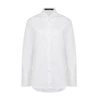 Joseph Womens Optic White Baji Relaxed-fit Cotton-poplin Shirt 10 In White