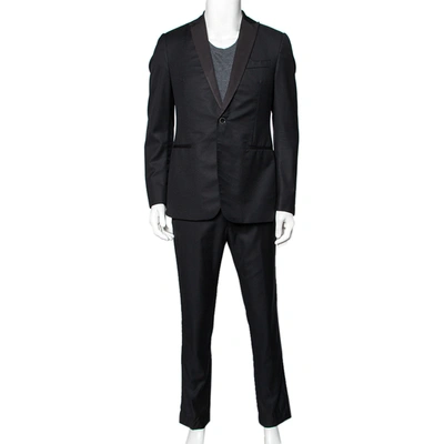 Pre-owned Z Zegna Black Wool Single Breasted Suit L