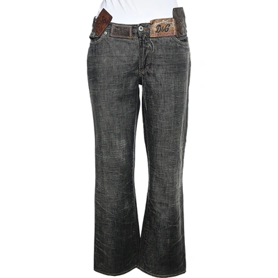 Pre-owned Dandg Muddy Grey Denim Jeans L