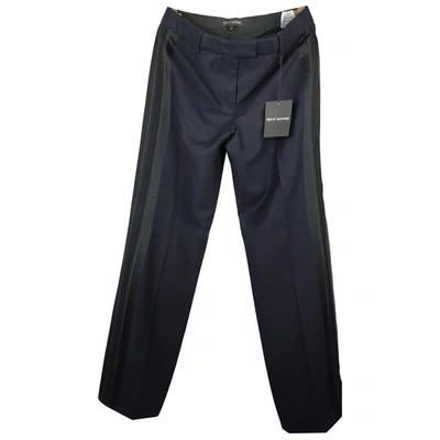 Pre-owned Ter Et Bantine Wool Large Pants In Blue
