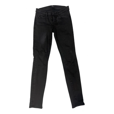 Pre-owned J Brand Slim Jeans In Anthracite